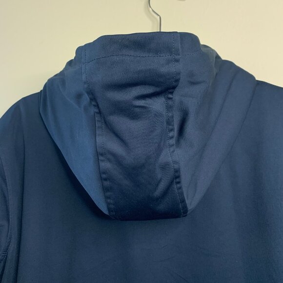 GREAT AUSSIE SWIM PARKAS Swim Robe Kids 14 Youth Long Navy Blue Parka Neon Green - Picture 13 of 14